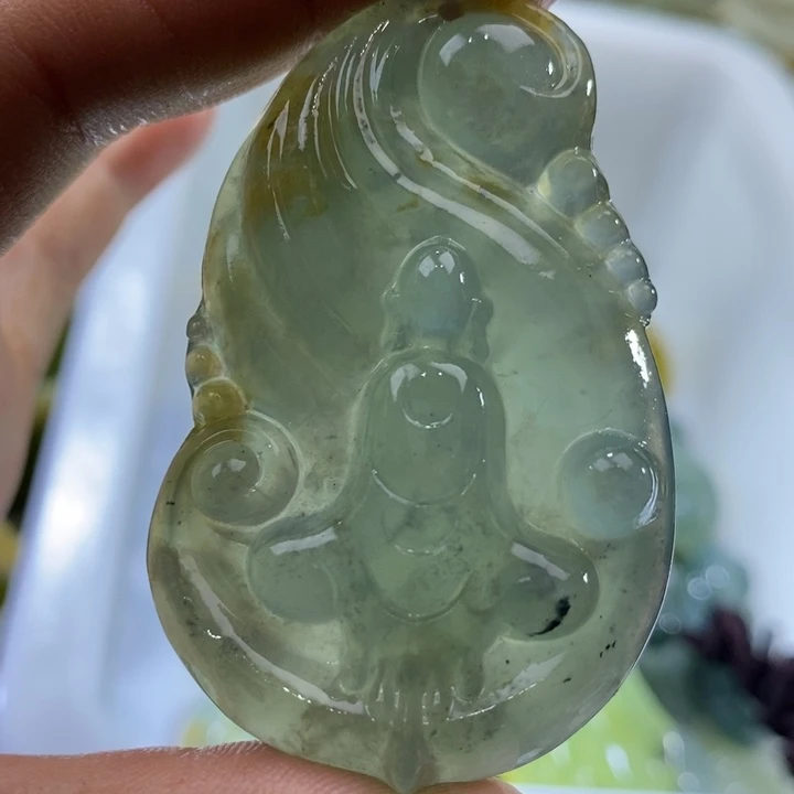 岫玉未镶嵌岫玉吊坠