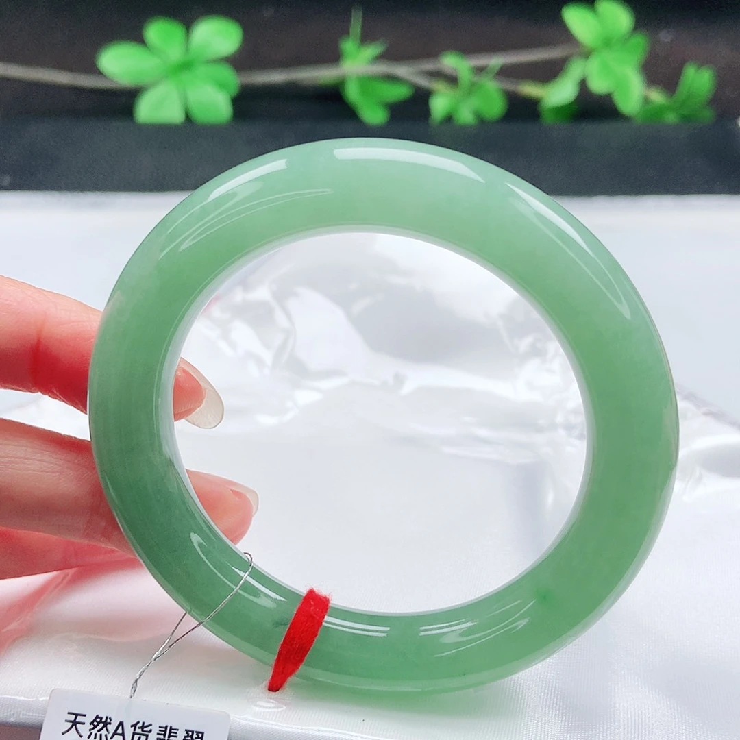 未镶嵌手镯翡翠54圆条