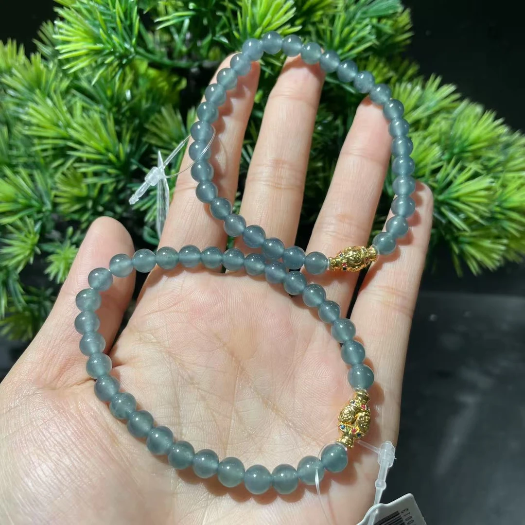 【玉经纶】30102/Q30-天然A货翡翠手串-多样性发其一