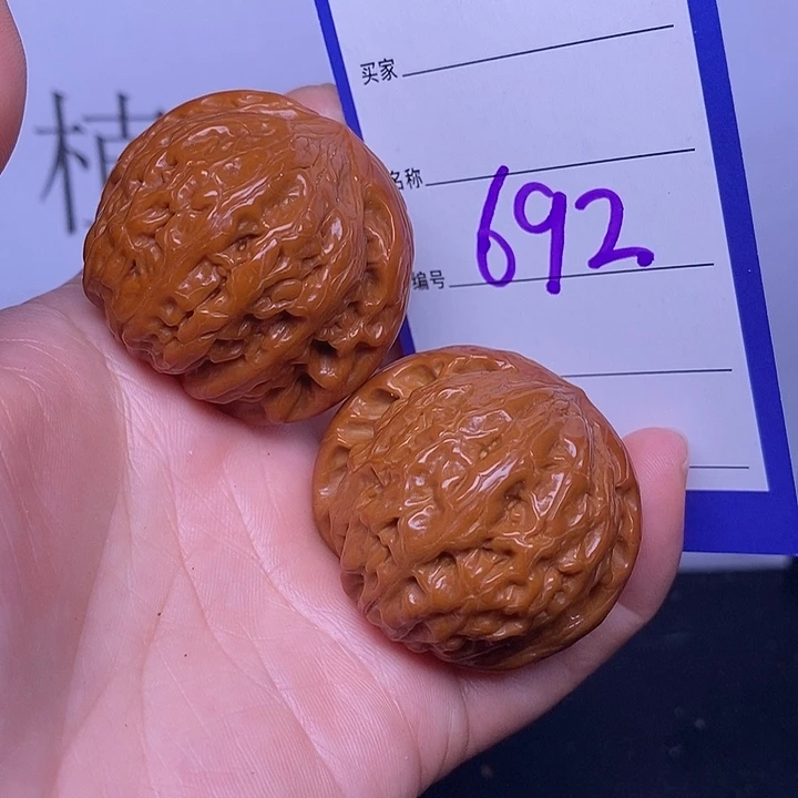 文玩核桃把件692/40.5铁锤