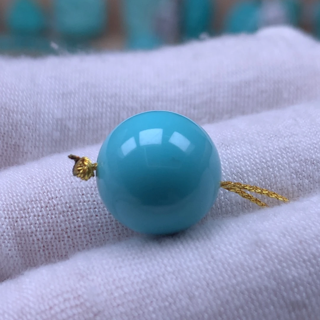 绿松石圆珠未镶嵌