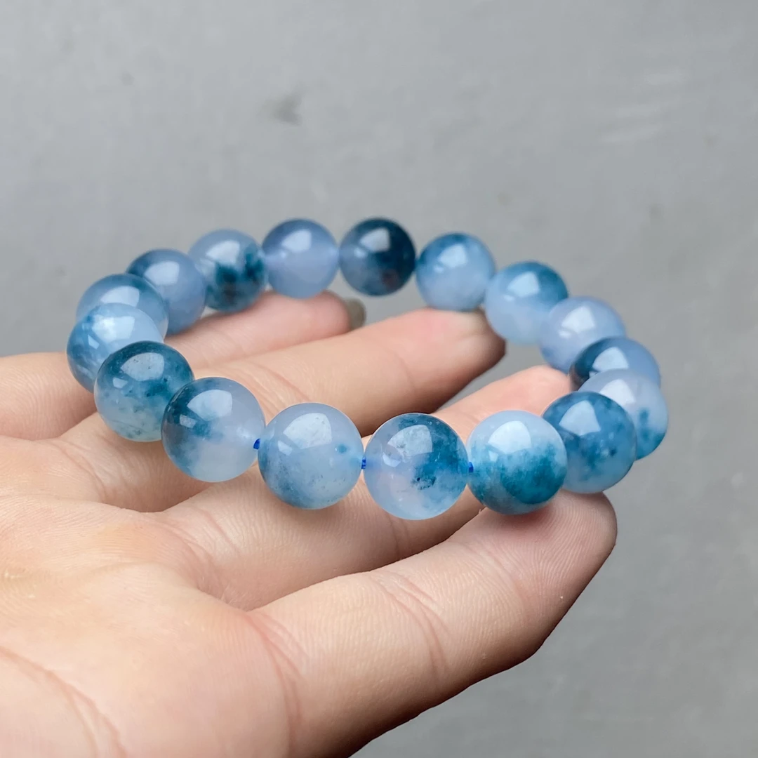 FC-249号蓝飘花12mm手链多样性发一件时尚