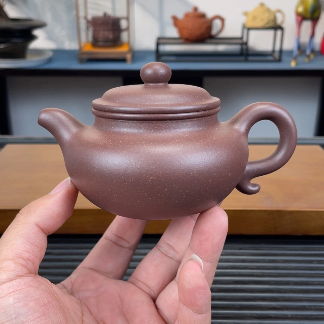 紫砂茶壶底槽青仿古200