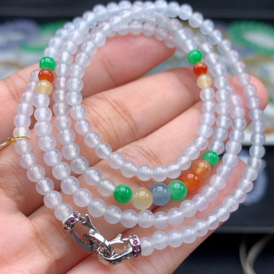 翡翠手链未镶嵌卡