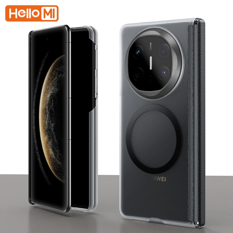 适用华为MateX6手机壳x6典藏版X5保护套磨砂双屏中轴全包X3磁吸