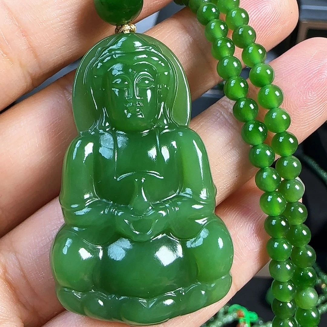 和田玉（碧玉）未镶嵌颈饰
