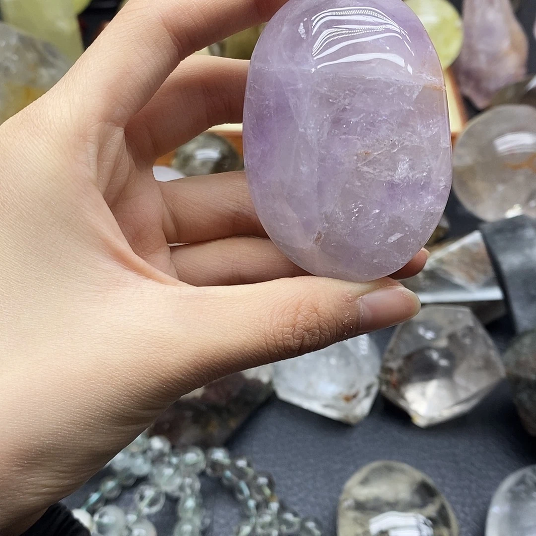 珠宝半成品水晶未镶嵌80水晶石