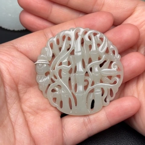 和田玉挂件未镶嵌行*