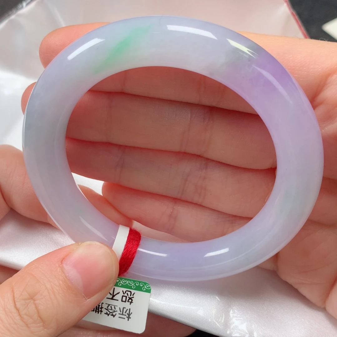 未镶嵌手镯翡翠缅甸天然翡翠手镯5455