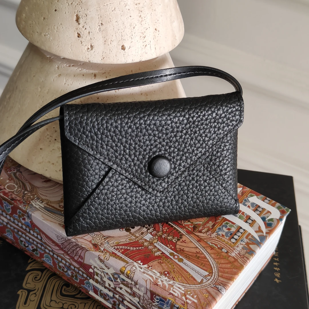 三笙鱼SANSHENGYU 【ROW风 简约信封卡包】——设计师风格系列