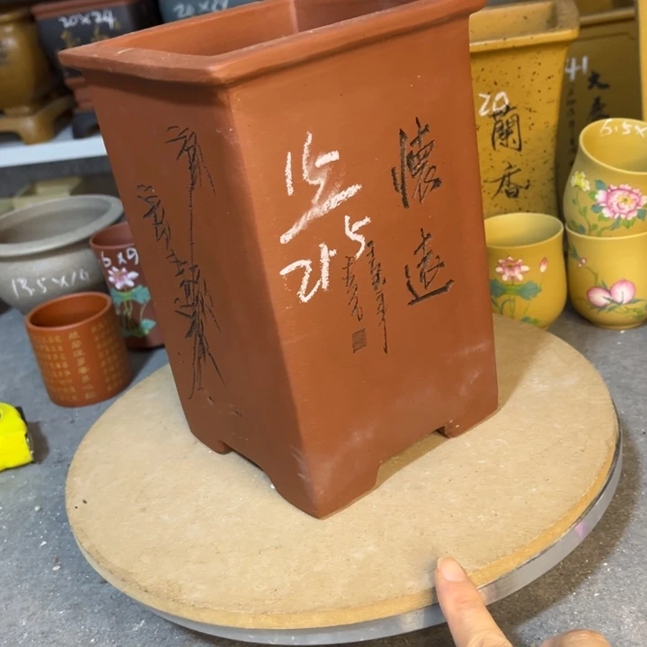 紫砂花盆紫砂花盆