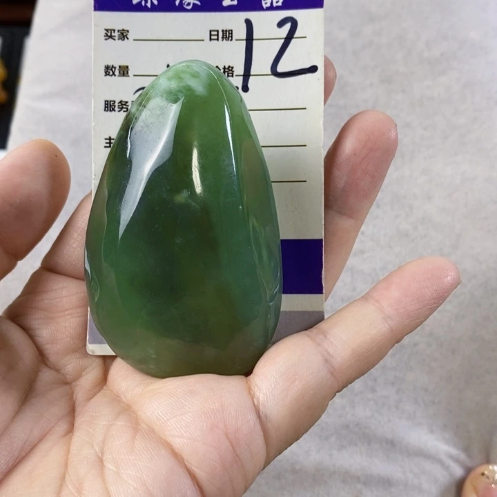 岫玉未镶嵌手把件