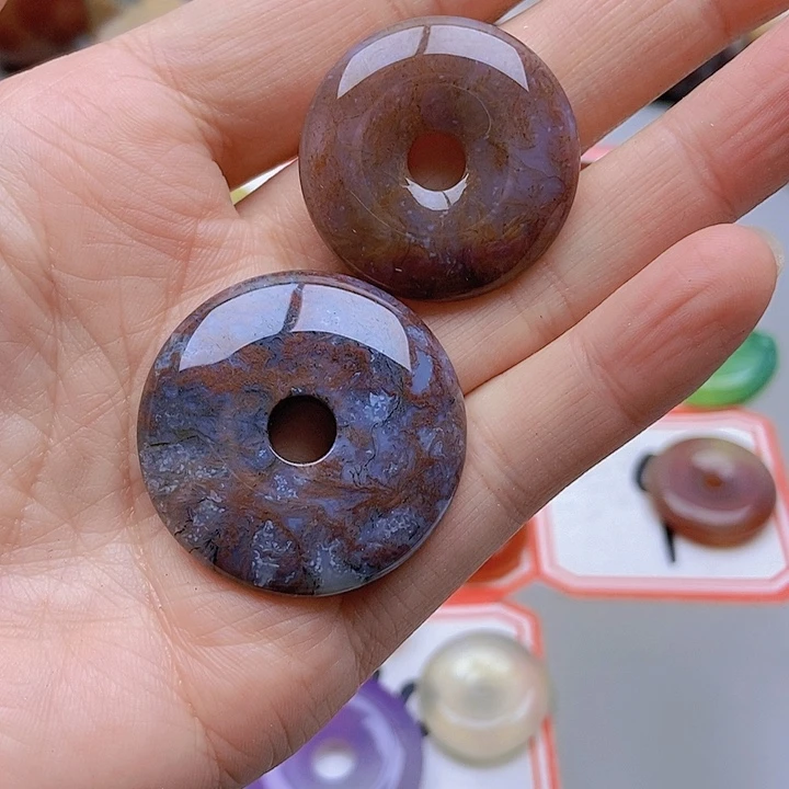 【闪购商品】未镶嵌玛瑙/玉髓珠宝半成品江**色
