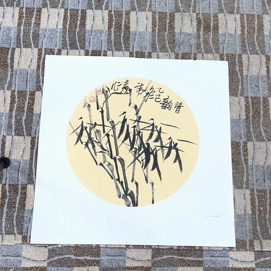 国画洪国林老师小精品花鸟作品旭