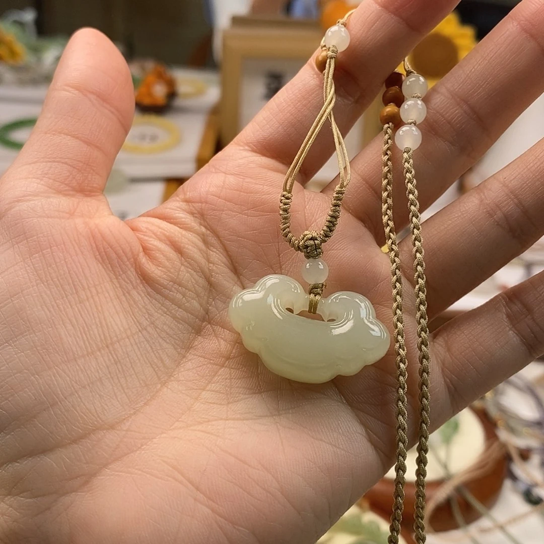 和田玉吊坠(不含链)未镶嵌小*