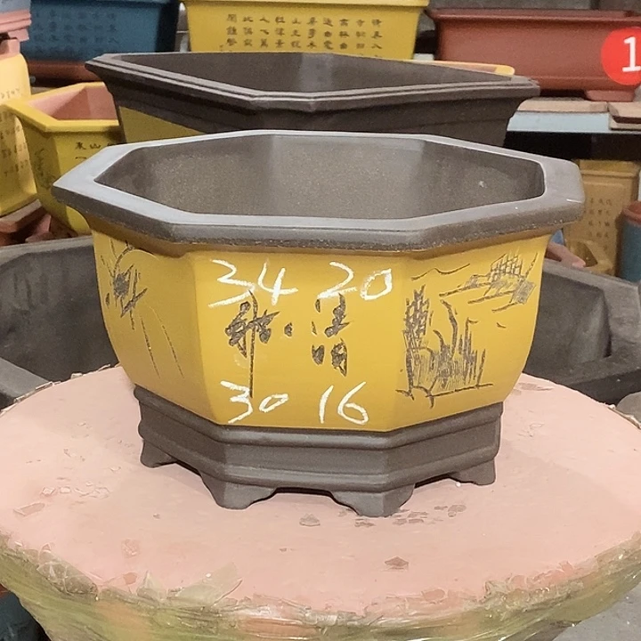 紫砂花盆包邮紫砂