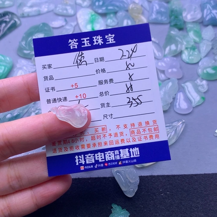 翡翠未镶嵌颈饰德**臣
