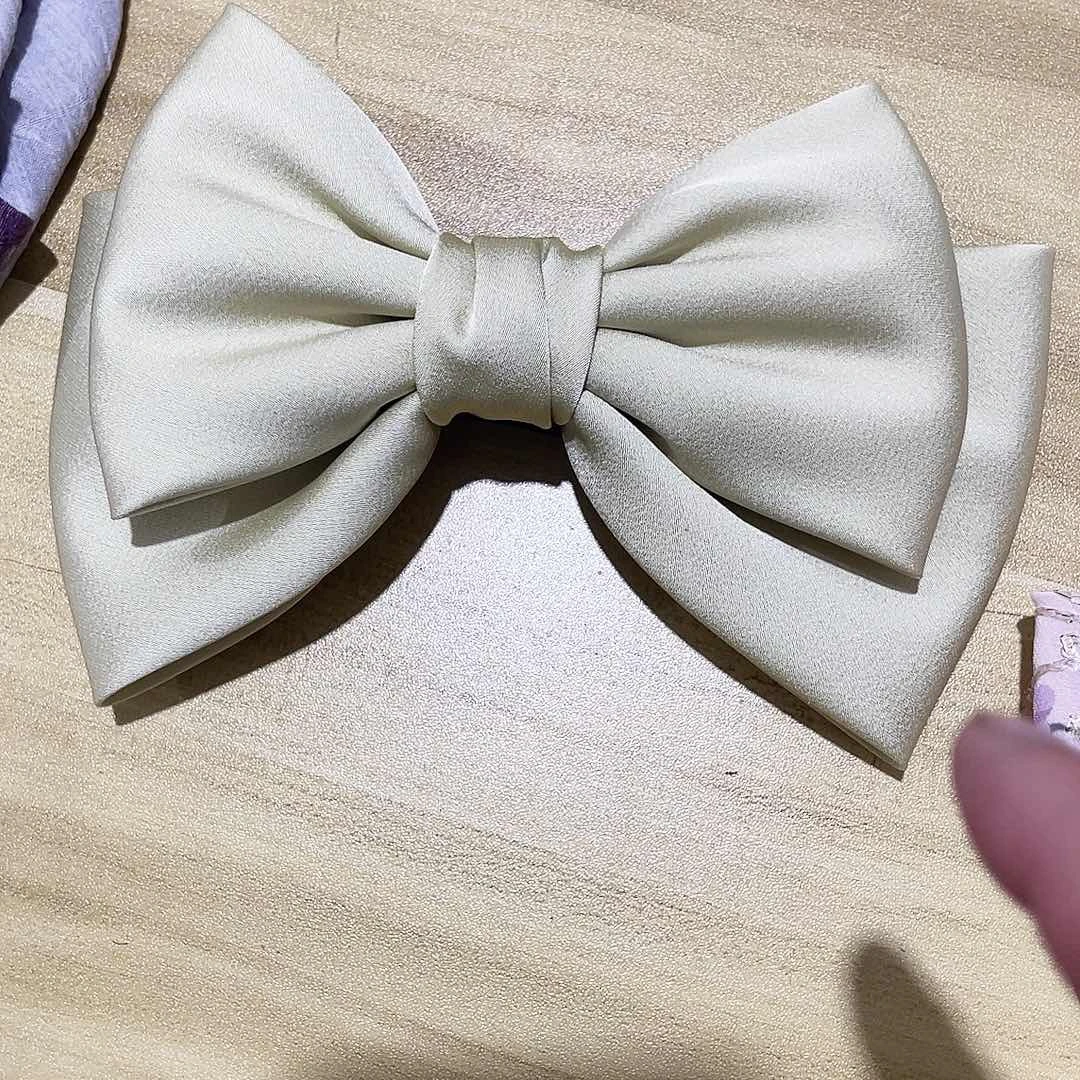 布艺铁合金蝴蝶结发夹