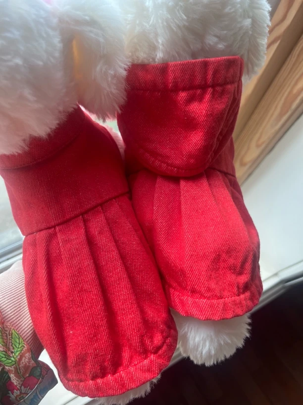 No退换新款宠物狗狗爱心牛仔马甲