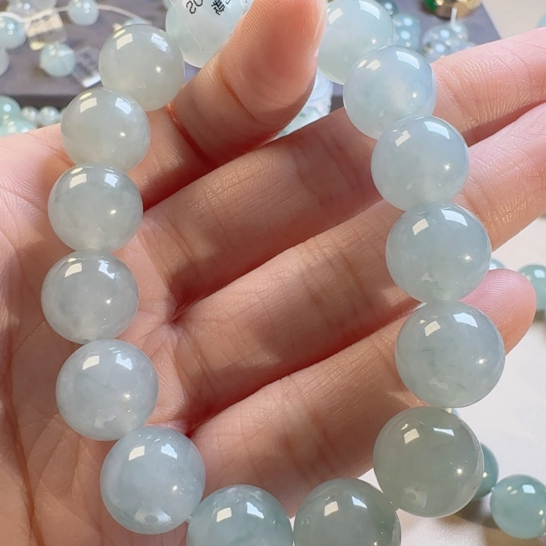 翡翠未镶嵌手链天然缅甸A货翡翠