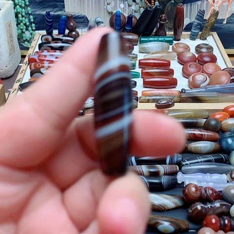 玛瑙/玉髓合金颈饰