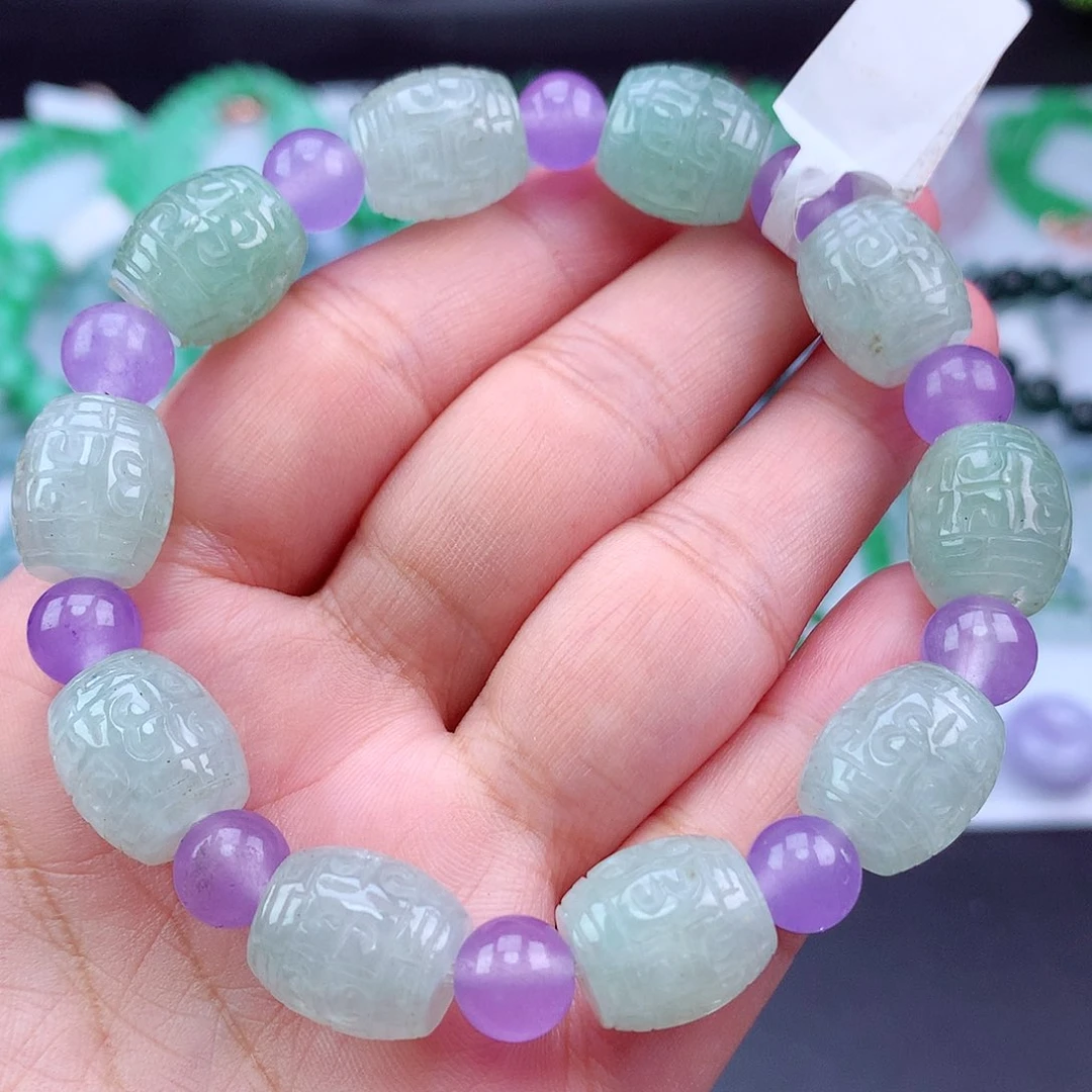 未镶嵌手链翡翠手串