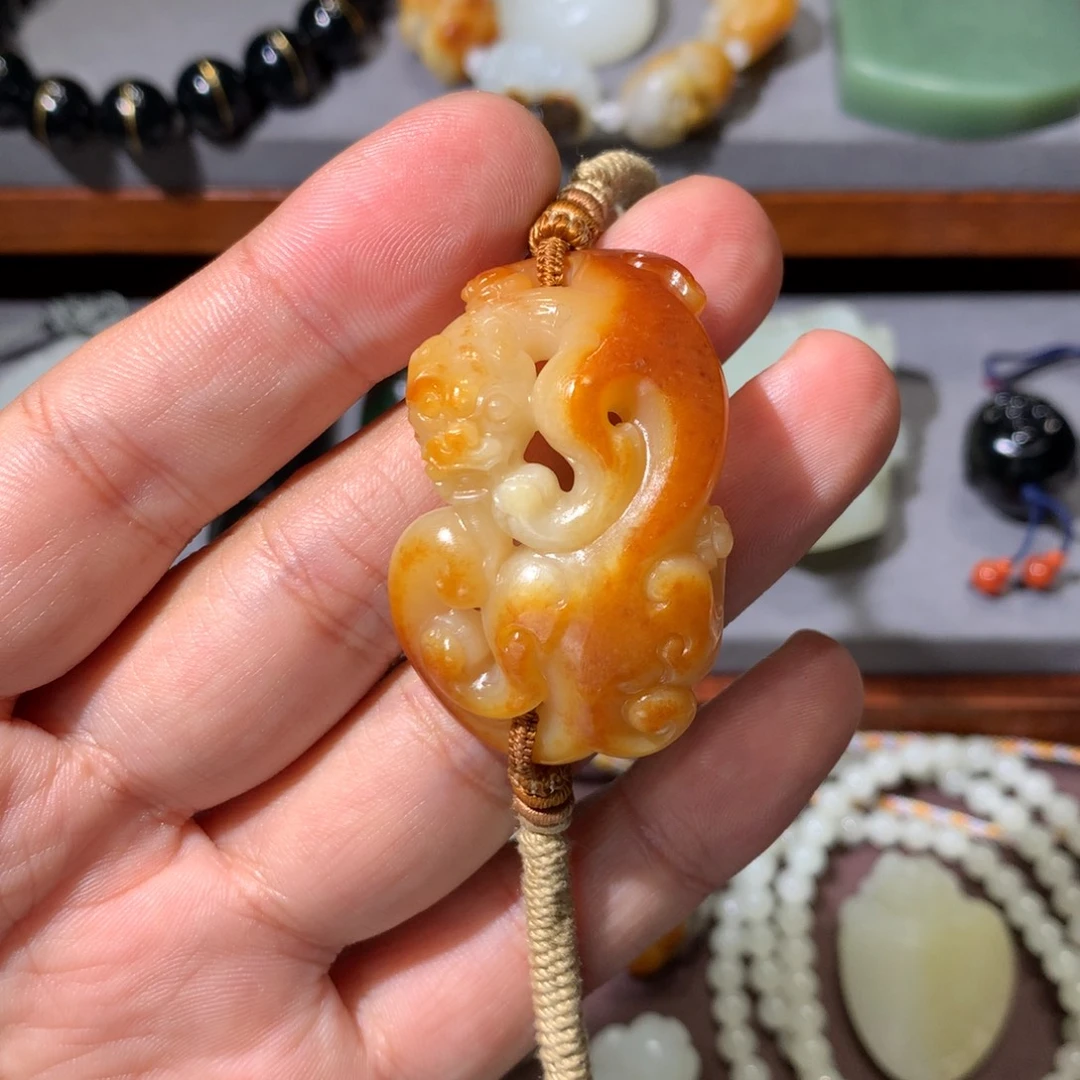 怀***谷和田玉未镶嵌挂件