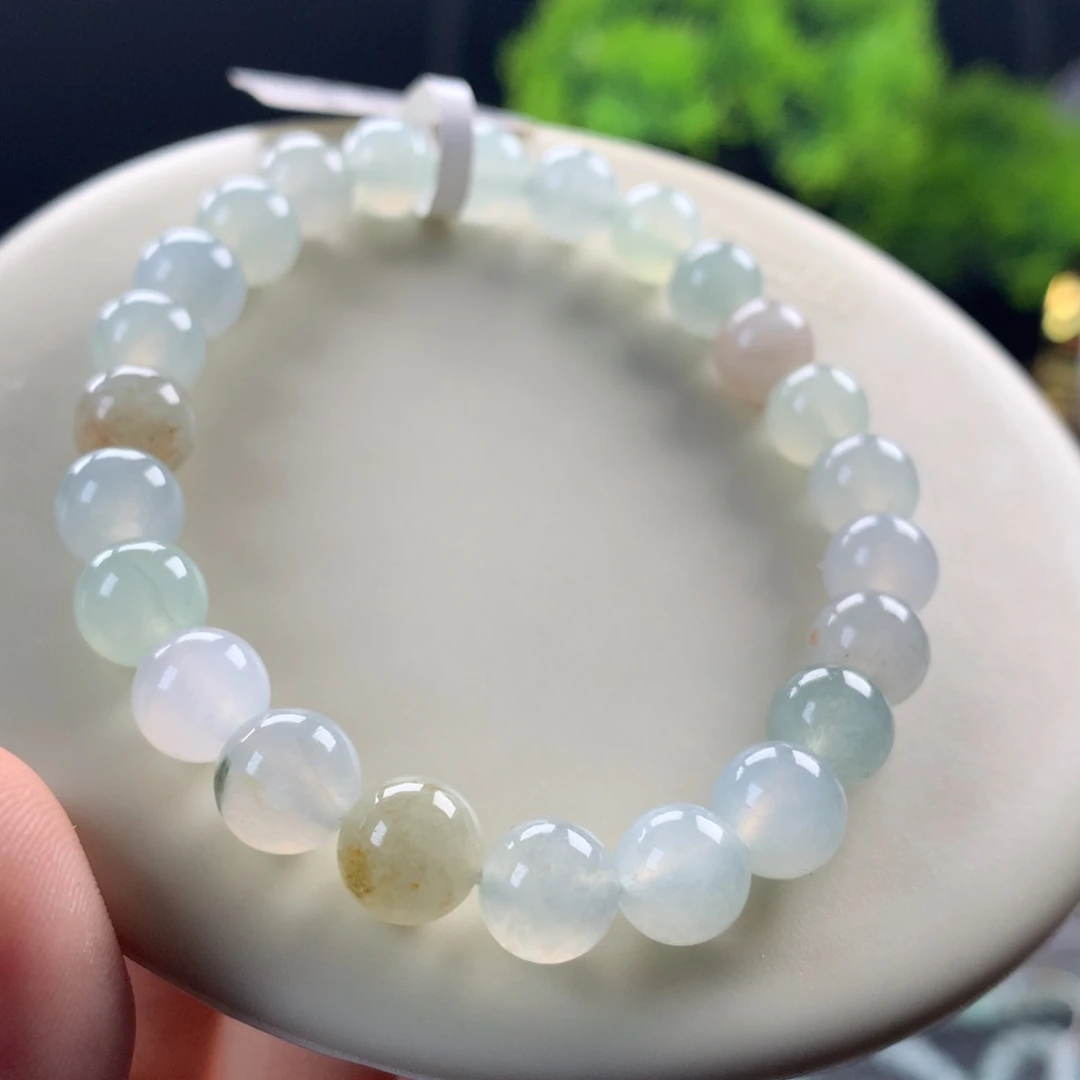 翡翠未镶嵌手链卡8