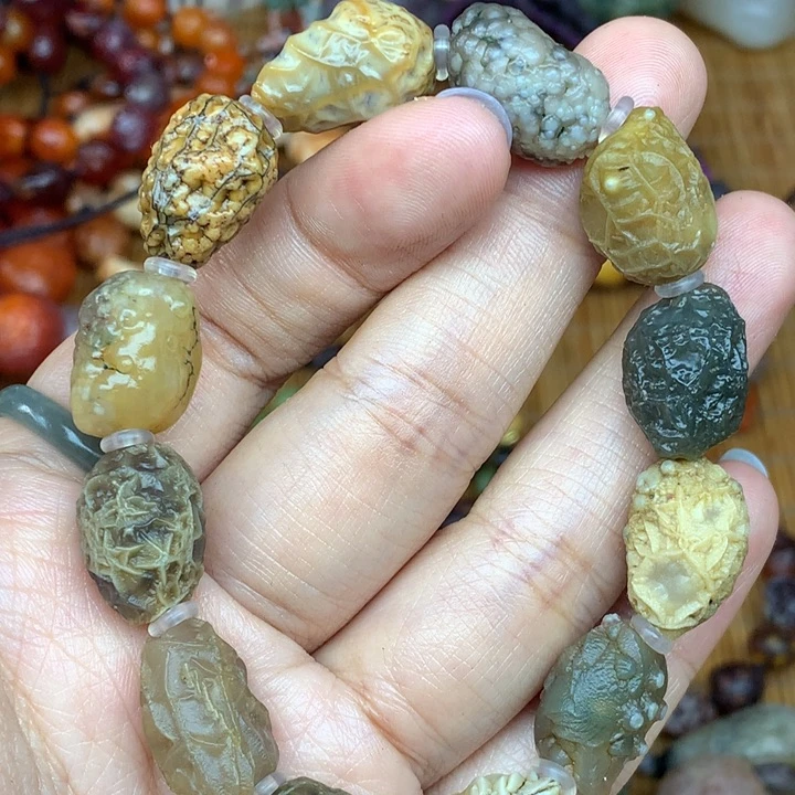 玛瑙/玉髓未镶嵌珠宝半成品
