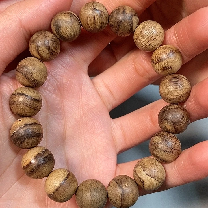 沉香手串天然野沉香达拉干1.26，62