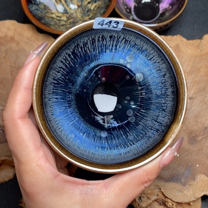 茶盏建窑建盏主人杯443微瑕