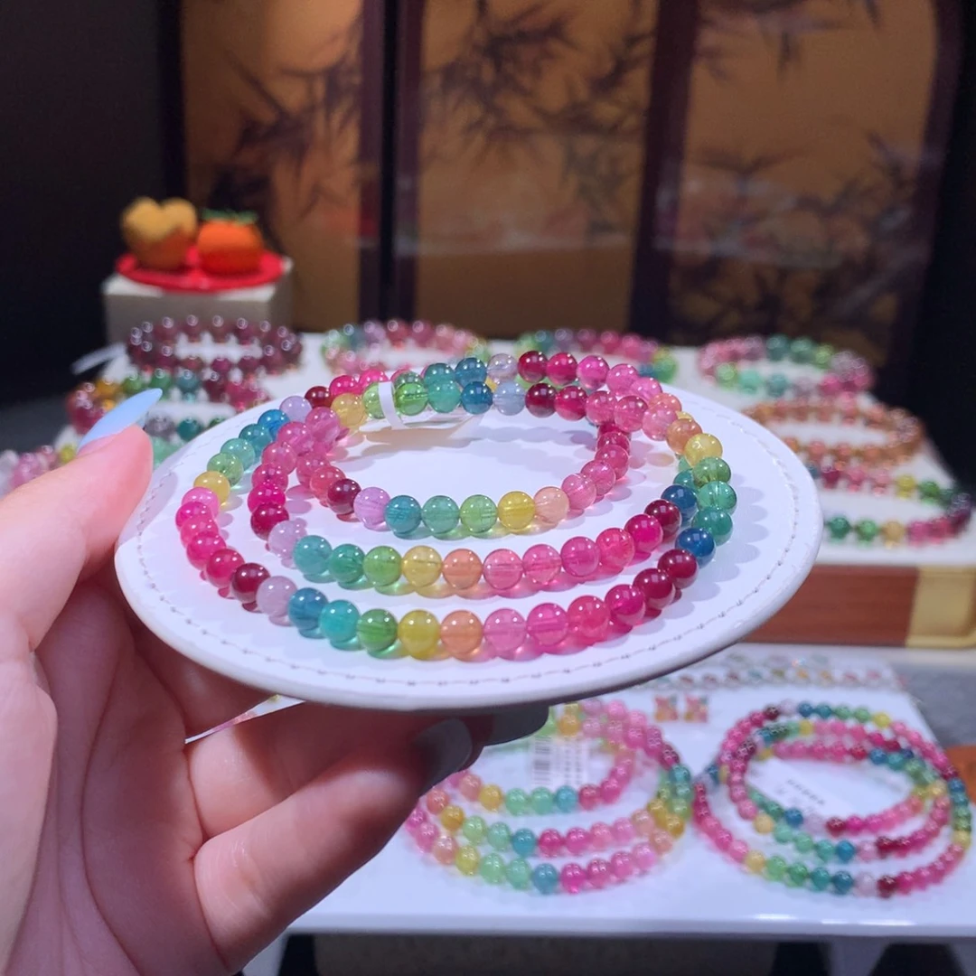 未镶嵌手链碧玺碧玺