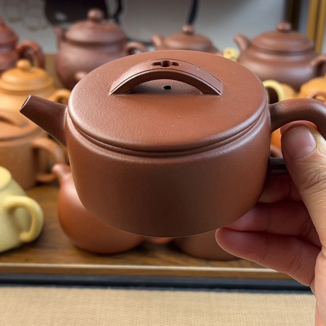紫砂茶壶手工制作工艺精湛150cc