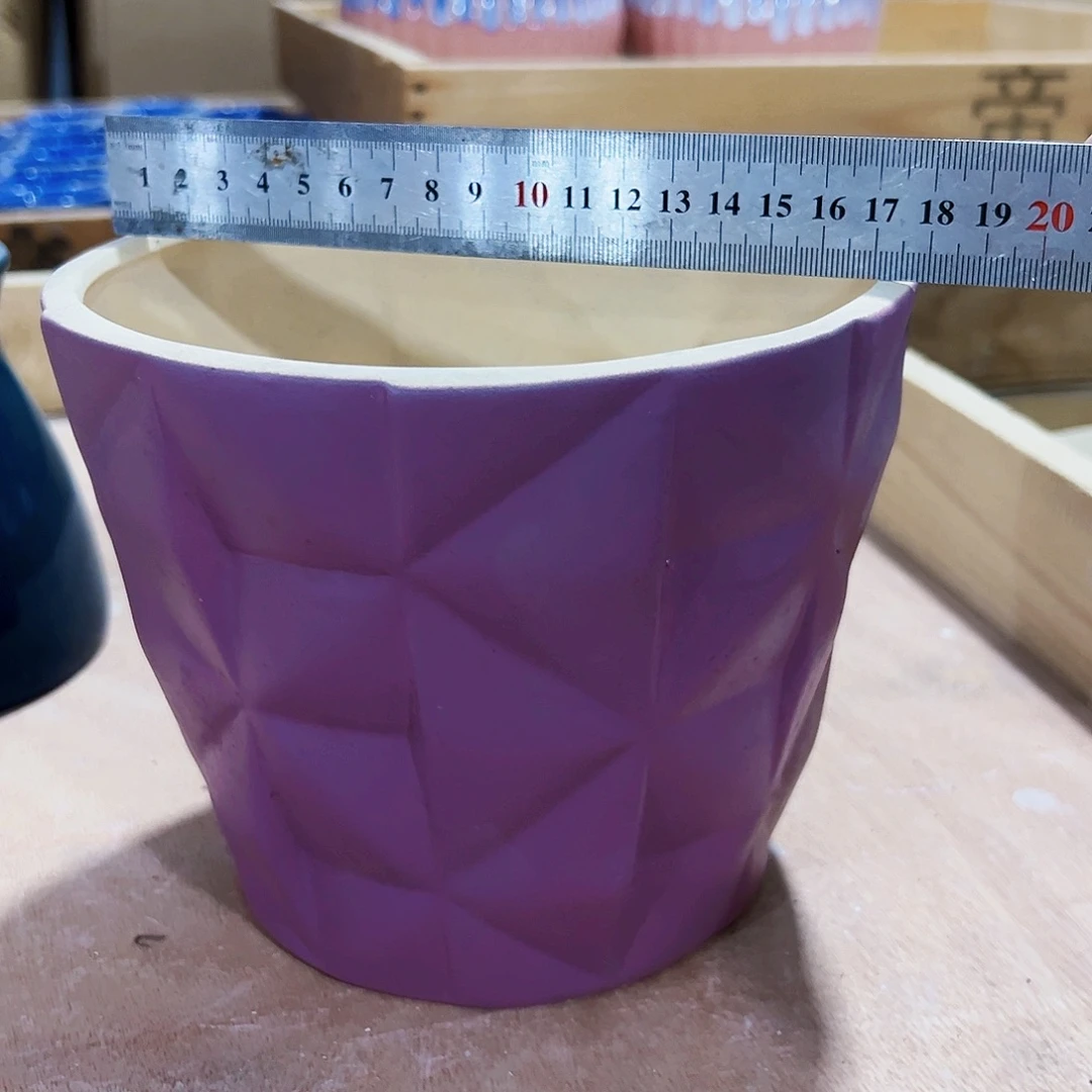 有孔，外贸尾单陶瓷花盆凑单10米包邮