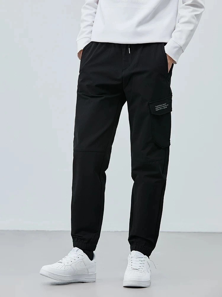 【X111】常规款潮流男士长裤晚夏初秋户外休闲裤口哈伦裤