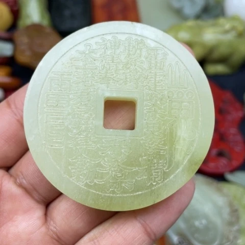 蛇纹石玉颈饰未镶嵌29