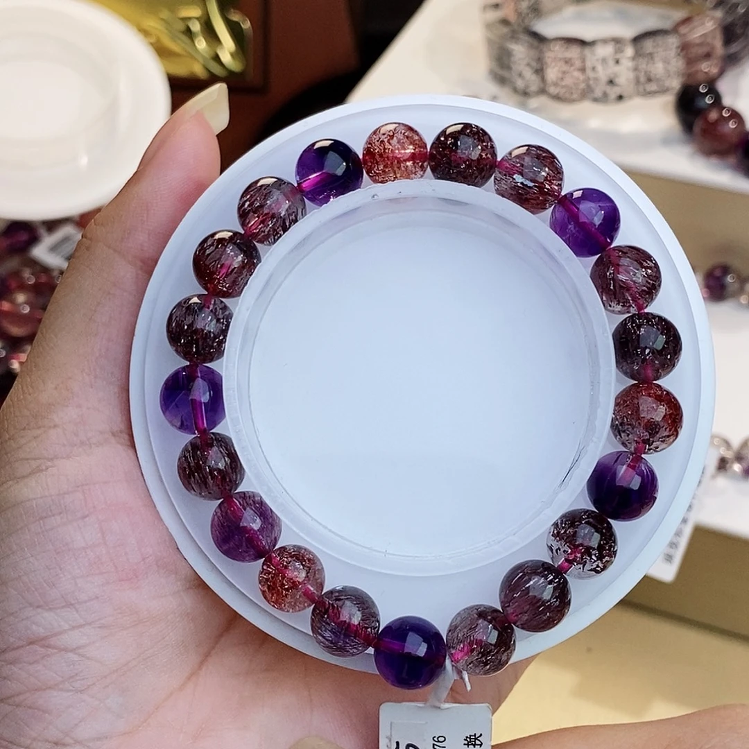 未镶嵌水晶手链黑加仑9