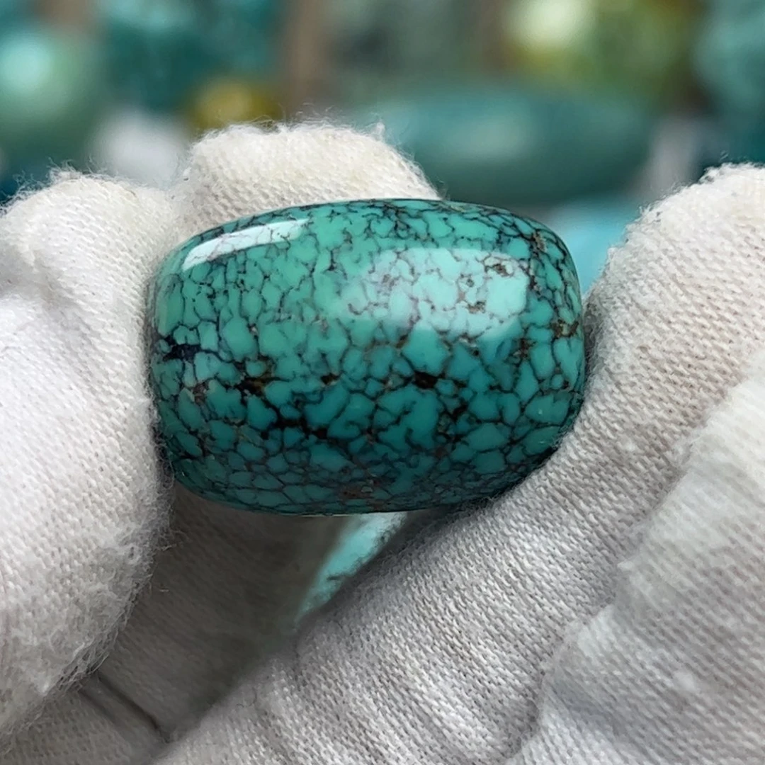 绿松石银S925镶嵌珠宝奇石