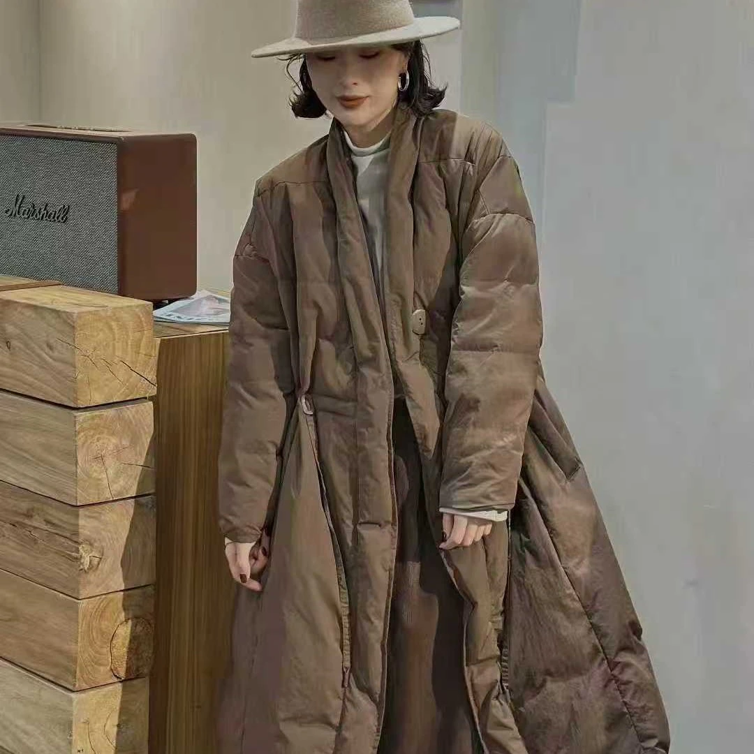 休闲时尚宽松长款外套