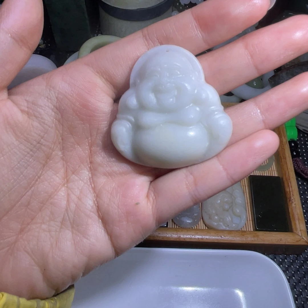 未镶嵌和田玉珠宝半成品5