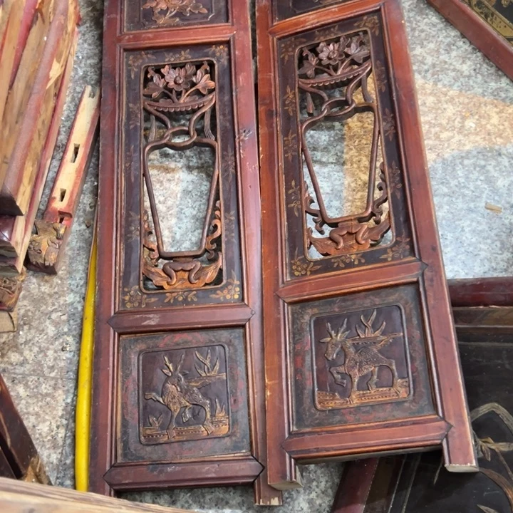 【闪购商品】香榧木慎**主老木雕花板艺术