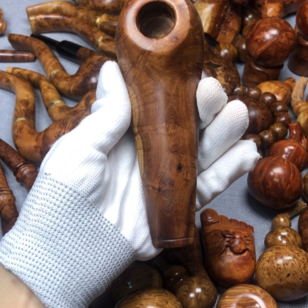 【闪购商品】木麻梨疙瘩火琉璃手把件
