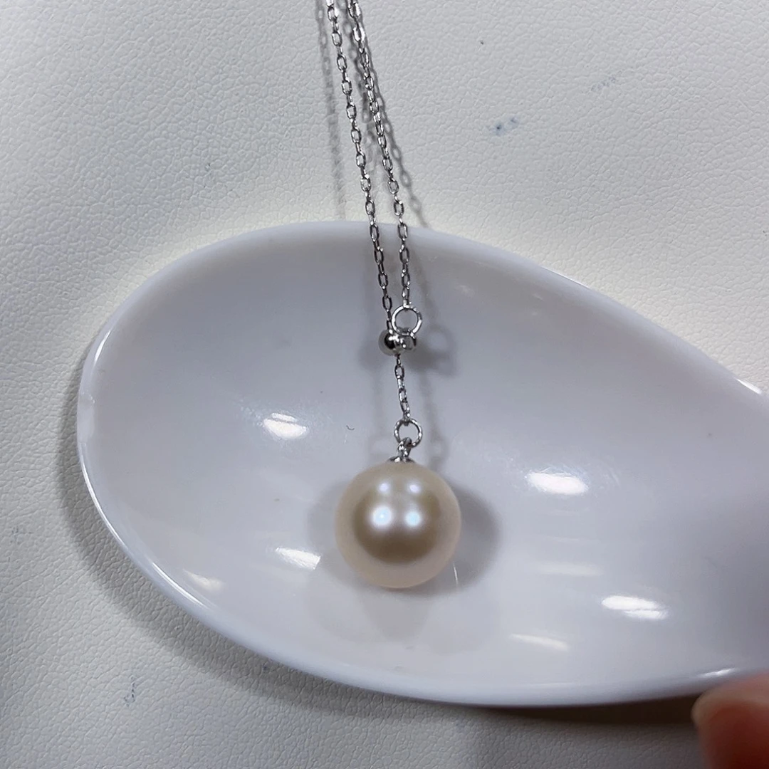 颈饰淡水珍珠银S925镶嵌