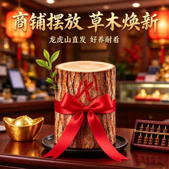 【雷击香龙木】龙虎山能开花的香龙血树木摆件
