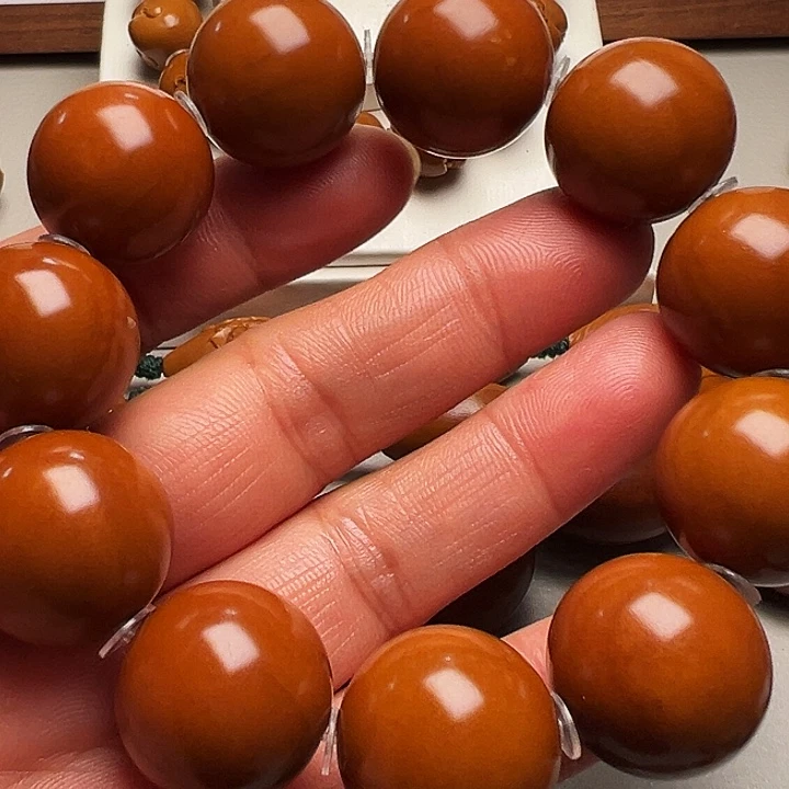 凤***翔手串/手链橄榄核正圆光珠