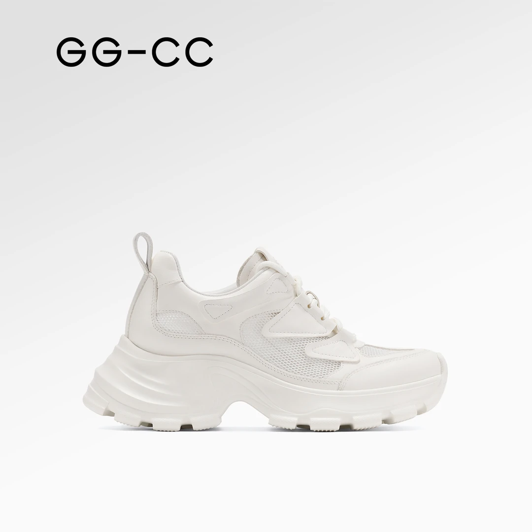 GG-CC【云朵幻境】2025夏季新款时尚厚底网面老爹鞋0201