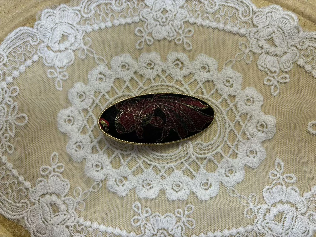 宋锦手工发夹发饰 手工饰品 不支持退换货