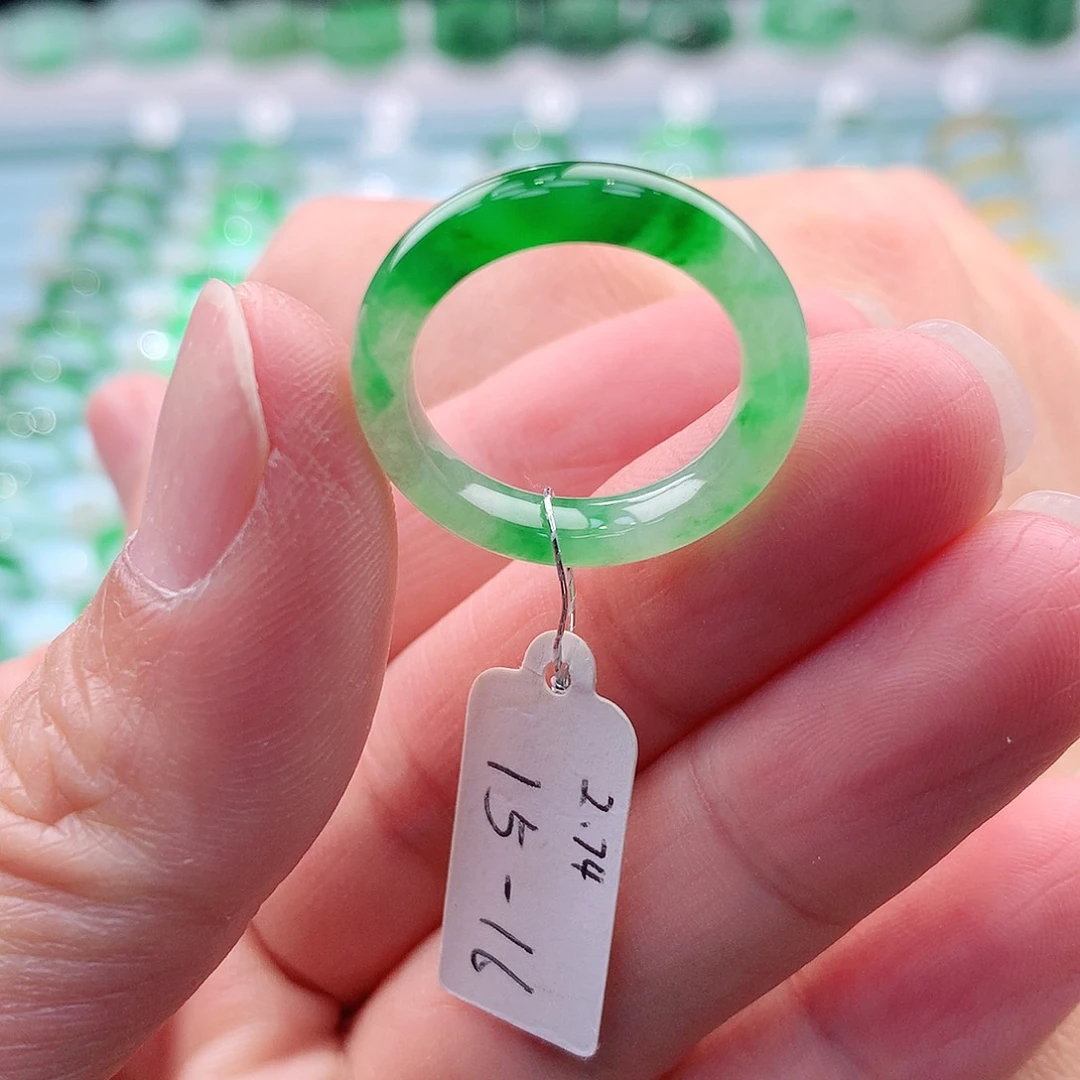 未镶嵌戒指翡翠A货缅甸翡翠