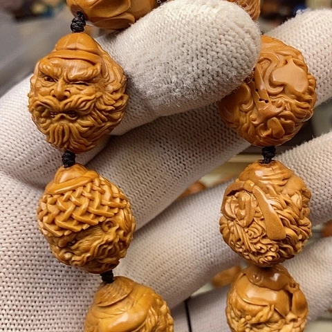 橄榄核手串/手链王*橄榄核钟馗