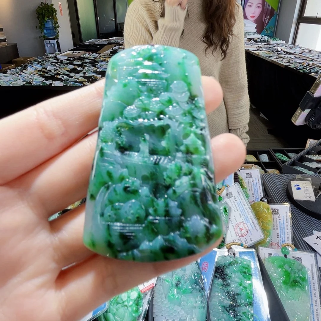 颈饰未镶嵌翡翠翡翠